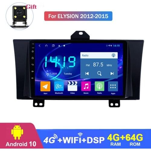 For honda elysion 2012 2013 2014 2015 GPS Navigation System Stereo Audio Radio Video BT WIFI Support Steering Wheel Control