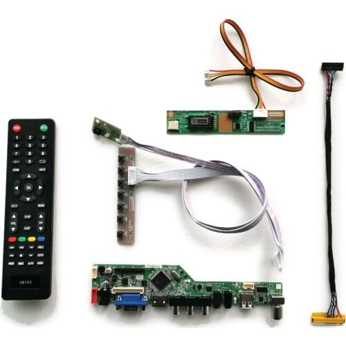 For LTN170P/LTN154MT02/LTN154P1/LTN154P2/LTN154P3 panel 1680*1050 kit 1CCFL LVDS 30-Pin display controller board VGA+AV+USB