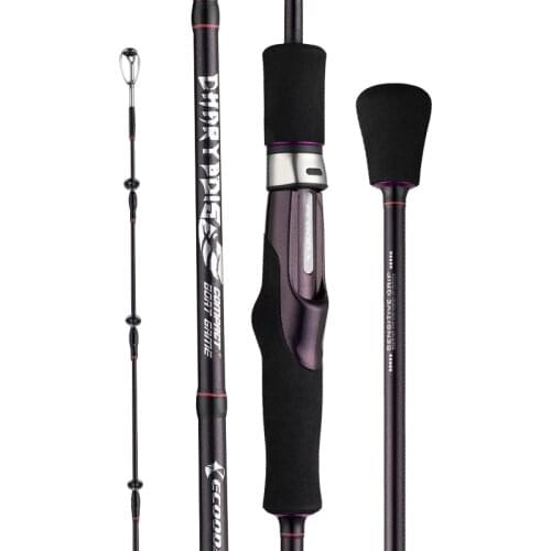 ECOODA ECCB Light Boat casting Rod 1.37m 1.67m 83g 100g 3Sec Travel fishing rod Offshore Fishing Rod solid rod end