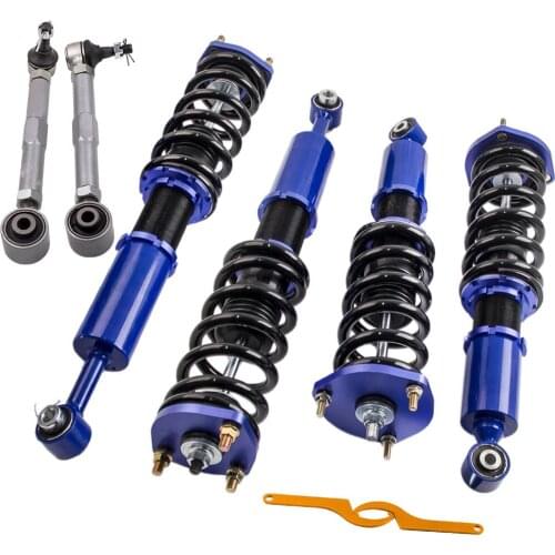 Coilover Suspension Kit For LEXUS IS 300 IS300 1997-2005 Shock Strut Blue Adjustable Height Coil Spring Suspension Front Rear