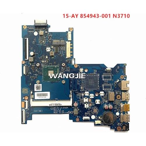 100% NEW LA-D702P FOR HP 250 G5 15-AY Laptop Motherboard BDL50 854943-601 854943-501 854943-001 N3710 100% fully tested