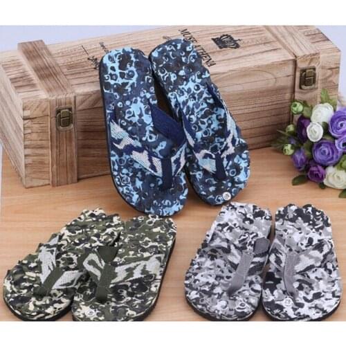 Mens Sport Water Shoes Beach Water Flip Flops Non Slip Slippers Camouflage Flip Flops Sport Water Shoes Beach Shoes