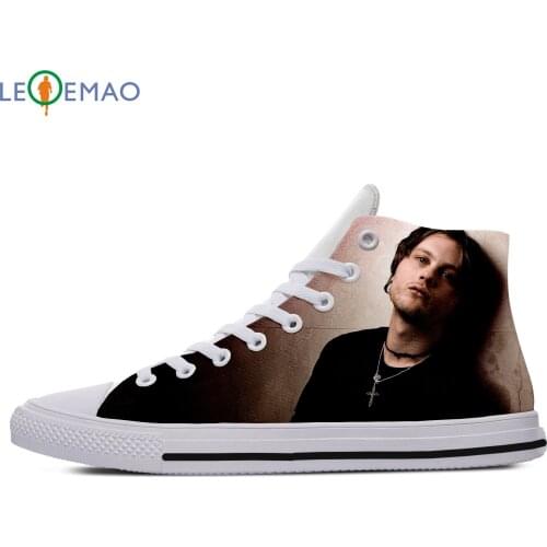 Custom Spring Autumn Canvas Shoes Michael Pitt High Quality Handiness Flats Mens Casual Shoes Comfortable Big White Zapatillas