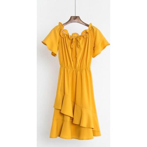 PERHAPS U Yellow Summer Dresses