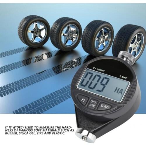 Shore Hardness Tester Metal Hardness Tester 100HD C Durometer Digital Rubber Hardness Tester LCD Durometer