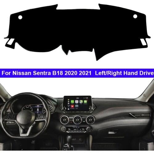 Car Inner Dashboard Cover For Nissan Sentra B18 2020 2021 Auto Dash Mat Carpet Cape Sun shade Dashmat Anti-dirty Pad Cushion