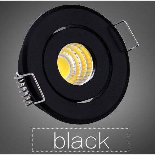 High Quality 3W Dimmable Mini LED Downlight mini cob LED Spot light LED Ceiling Lamp white body /black body