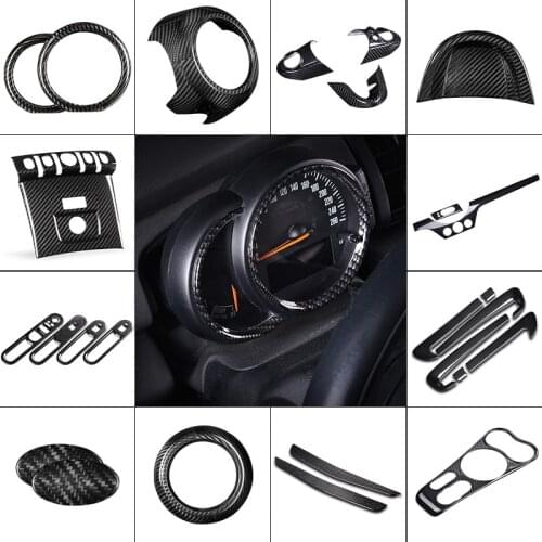 For BMW MINI Cooper F54 F55 F56 F57 F60 Car Decoration Accessories Carbon Fiber Protection Cover Sticker Car Interior Styling