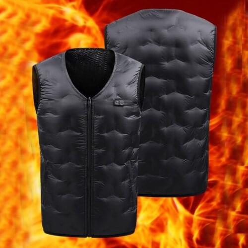 Women Men Heated Vest No Battery Winter Outdoor Smart Electric Heating Vest Warm for Hiking Camping Fishing Hunting Cycling