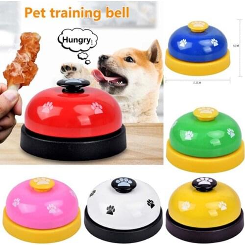 Pet Call Bell Dog Toys IQ Training Dog Cat Feeding Ringer Educational Pets Toys Interactive Bell Eating Food Feeder Pet Supplies