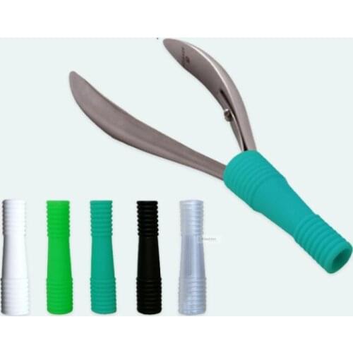 2pcs Silicone Nail Cuticle Scissor Cover Nails art cuticle scissors case trimmer cutter manicure tools