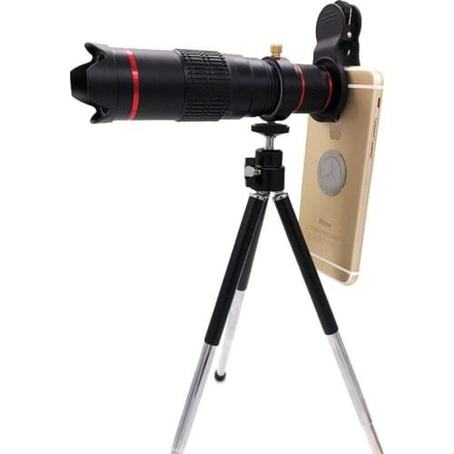 4K HD 22x Phone Camera Telephoto Lens External Telescope Tripod Clip Zoom Optics Monocular for Outdoor Spotting Hiking Hunting