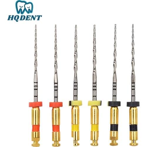 6 pcs Dental Root Canal Treatment Instrument Reciprocating Rotary Endodontic Files Endo Motor Files For Dentistry