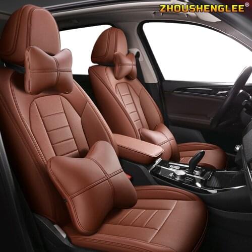 ZHOUSHENGLEE Custom Auto Leather car seat cover For suzuki grand vitara jimny swift sx4 baleno accessories covers for vehicle se