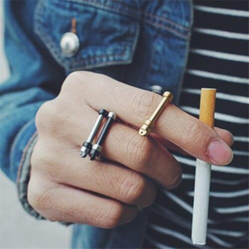 Fashion Men Jewelry Sets Horseshoe Stainless Steel Shackle U Ring Men + Shackle U Cuff Bracelet Open Bangles For Men Jewelry Set