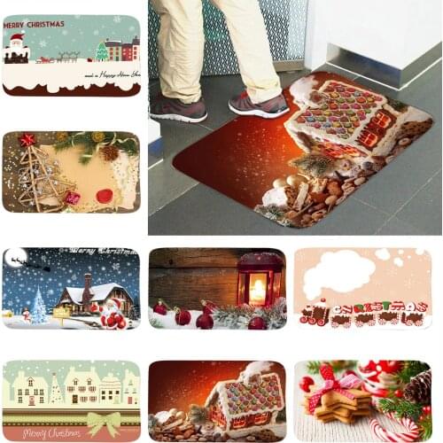 Halloween Door Mat Pumpkin Witch Bat Decoration Print Welcome Doormat Indoor Outdoor Rug Front Door Bath Water Absorption Mats