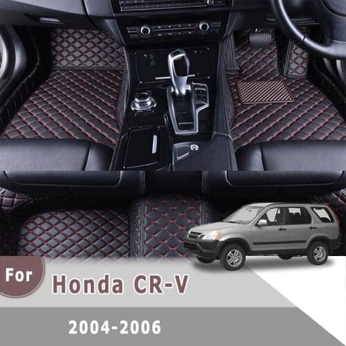 RHD Carpets For Honda CR-V CRV CR V 2004 2005 2006 Car Floor Mats Floorliners Interior Automobiles Dash Rugs Foot Pads