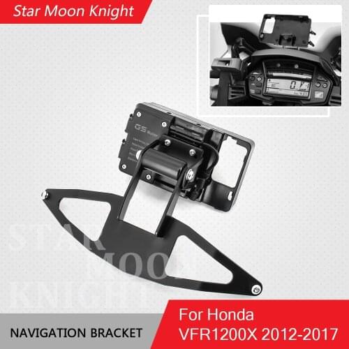 For Honda VFR1200X Crosstourer GPS Navigation Phone Mount Bracket VFR 1200X 1200 X 2012-2017 2016 2015 Accessories vfr 1200 x