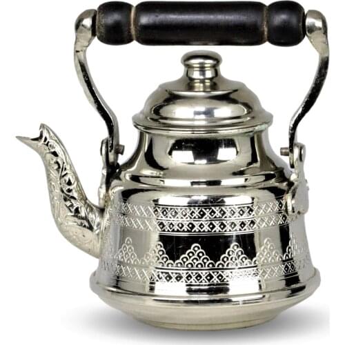 Morya Copper Turkish Tea Pots Set 1teapot Warmer Coffee Teaware Kettle Infuser Vintage Kitchen Decor Handmade 650 ml