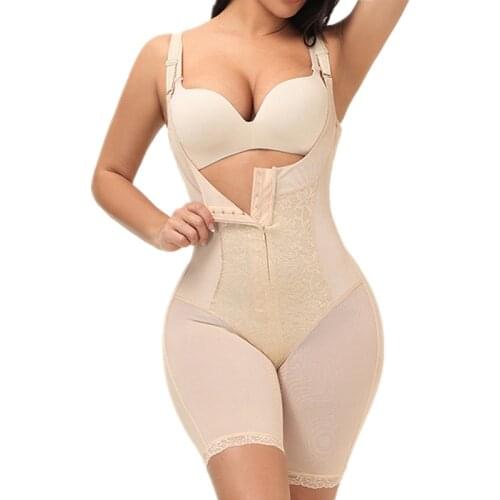 Push Up Butt Lifter Binder Waist Trainer Fajas Colombianas Ful Body Shaper Seamless Shapewear Slimming Bodysuit Underbust Corset