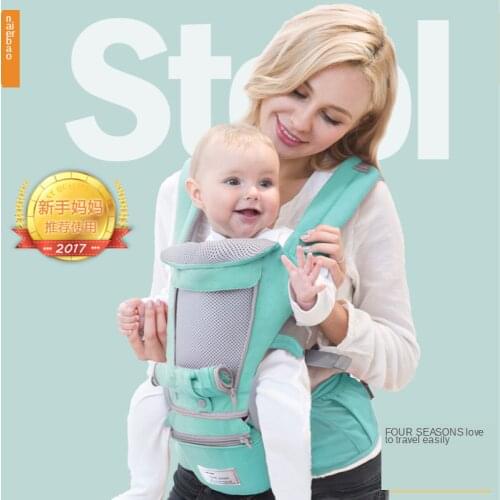 Ergonomic Baby Carrier Infant Kid Baby Sling Front Facing Kangaroo Baby Wrap Carrier for Baby Travel 0-36 Months Backpacks