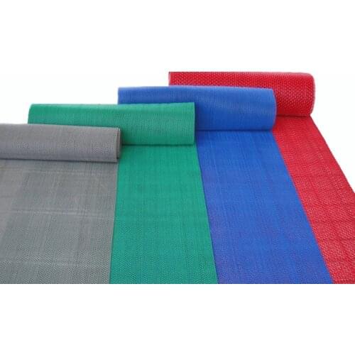 Roll cutout mesh bathroom waterproof croppings plastic pvc slip-resistant mats carpet