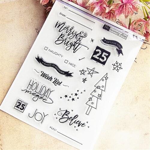 14*18CM Hot sale Bunting Clear Stamps / Silicone Seals Roller Stamp for DIY scrapbooking photo album/Card Making