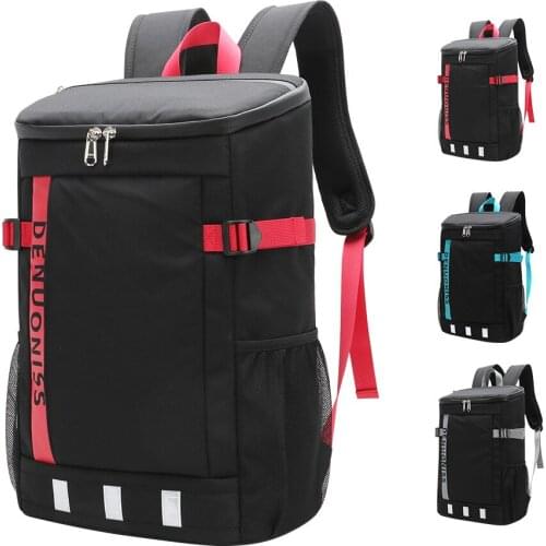 Thermal Lunch Bag Cooler Backpack For Food Refrigerator Ice Beer With Bottle Opener Large Capacity Outdoor Travel Picnic Bags