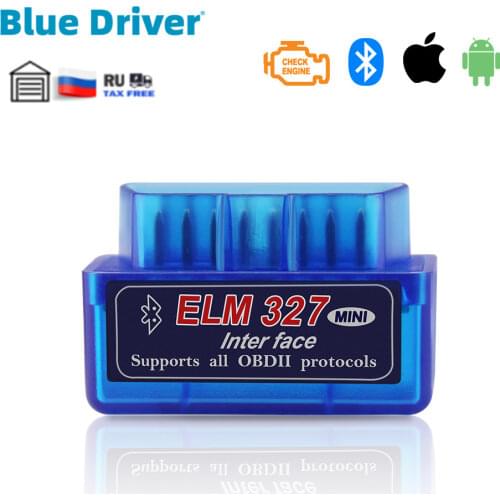 Bluetooth ELM327 V2.1 for iPhone Free Update Car OBD2 Scanner Automotive Engine Diagnostic Tools