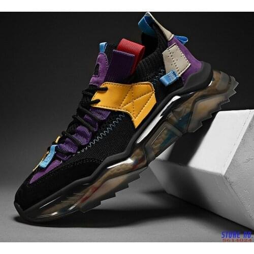 High Quality Brand Sneakers Men Casual Comfortable Pop-Corn Sole Shoes Outdoor Trend Showing Sneakers Fashion Walking Footwear