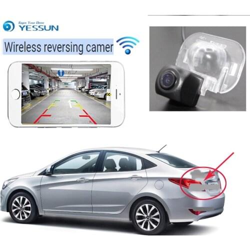 YESSUN for Hyundai Fluidic Verna 2010~2015 for Hyundai Solaris 2010~2015 New reverse parking standby wireless car hd camera CCD