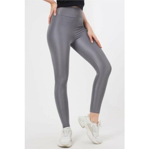 Womens Gray Rises Waist Leggings sports leggings casual leggings new fashion new trend style new product