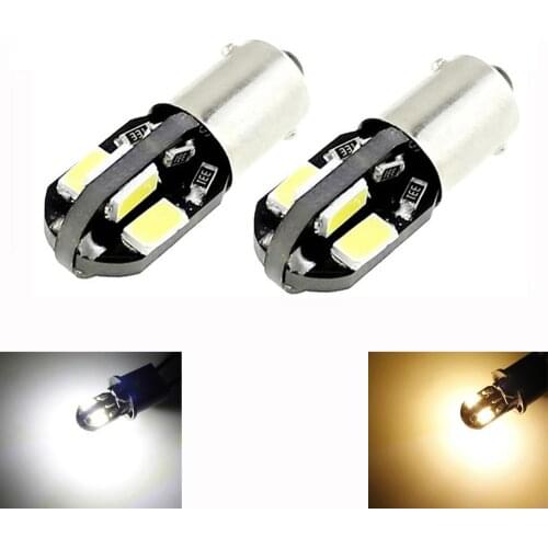 1Pcs Auto LED BA9S T4W BAX9S H6W BAY9S H21W 8-5630 SMD White 12V Car side wedge door clearance Marker Rear Reverse lamp bulb