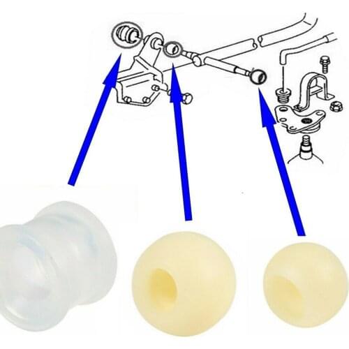 Accessory Gear Shift lever Parts Replacement For T4 MK4 Transporter 3pcs Linkage Selector Bush Kit Rod