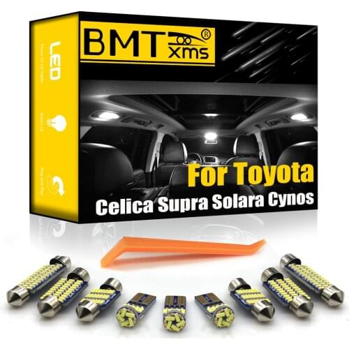 BMTxms Canbus For Toyota Paseo Cynos MR2 Celica Supra Solara MK3 4 1989-2001 2004 2005 2007 2008 Accessories LED Interior Lights