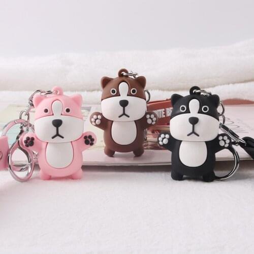 Cartoon Cute Bear Keychain Car Keychain Keyring Couple Student Bag Decoration Pendant Accessories Creative Ornament Gifts