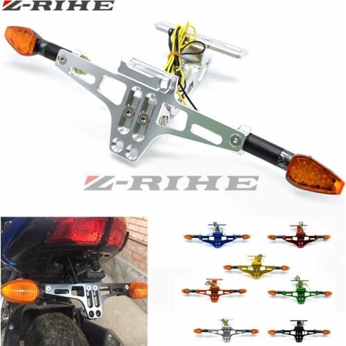 Motorcycle CNC License Plate Frame Licence Holder Motor Number Plate Holder For Honda CBR 600 F4i 929 954 RR F1 F2 Hurricane