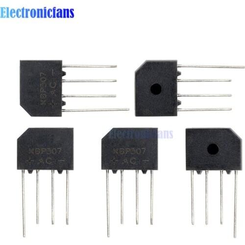 5PCS 3A 700V DIP-4 Diode Bridge Rectifier KBP307