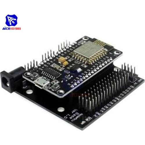 Diymore ESP8266 ESP-12E CH340G Wireless WIFI Module NodeMcu V3 Base Power Supply Module Expansion Board for Arduino IoT RC Toy