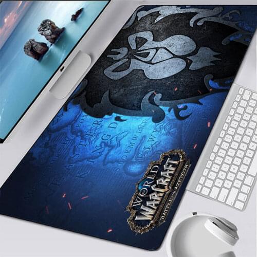 World of Warcraft Gaming Mouse pad Gamer Large 900x400mm Horde Alliance Computer keyboard mouse pad non-skid gamer mouse pad