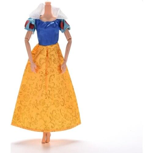 Beautiful Handmade Party Clothes Fashion Dress for Noble Doll for 11" Girl Birthday new year Best Present for kids