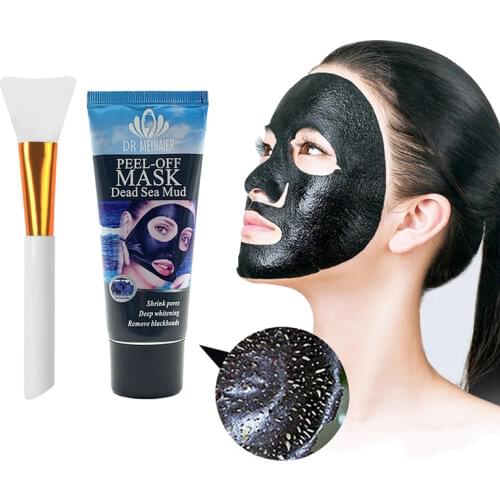 Dead Sea Mud Blackhead Remove Facial Masks Deep Cleansing Purifying Peel Off Black Bamboo Charcoal Face Masks