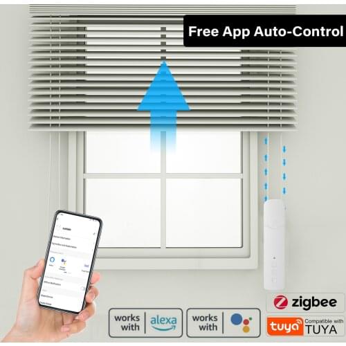 Tuya ZigBee Electric Curtain Motor Intelligent Pull Bead Household Life Hotel Curtain Motor Mobile APP Control Voice Control