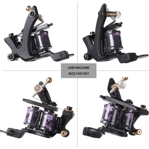 Coil tattoo machine set double machine secant line fogging full set of tattoo machine new tattoo tattoo equipment