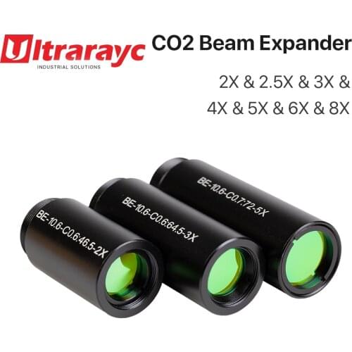 CO2 laser 10600nm Laser Beam Expander 1.5X 2X 2.5X 3X 4X Galvanometer Laser Marking Lenses Optics Beam Expand
