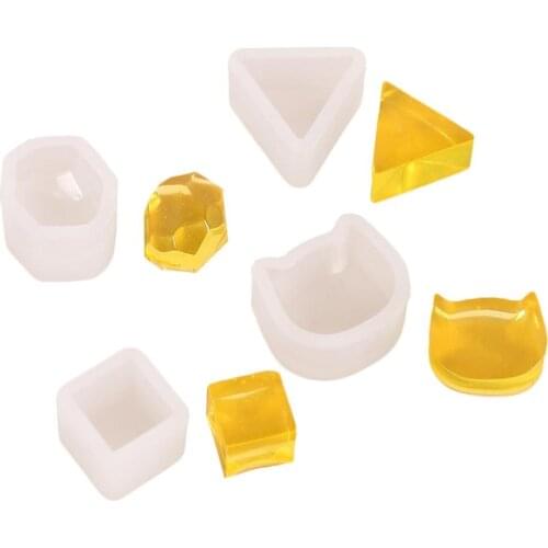4Pcs/set Earring Silicone Mold for Jewelry Earring Making Chocolate Cake Sugarcraft DIY Soap Moulds Cake Decorating Tools