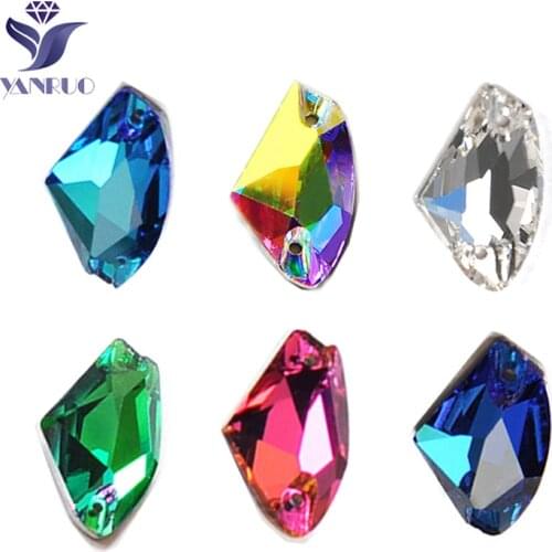 YANRUO 3256 Galactic Top Crystal Glass Rhinestones Applique Crystal Stones For Making Crafts Diamond Stones Decor Jewelry Dress
