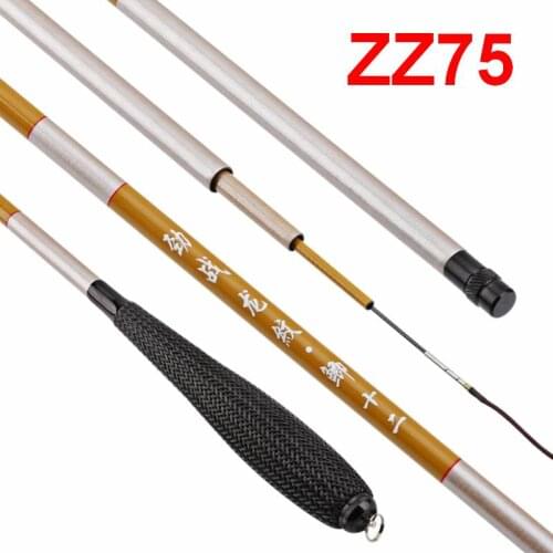 POKEE 2.7m 3.6m 3.9m 4.5m 5.4m Slim Fishing Rod 37 Hard Middle Fast Carbon Fiber with 2 Tips