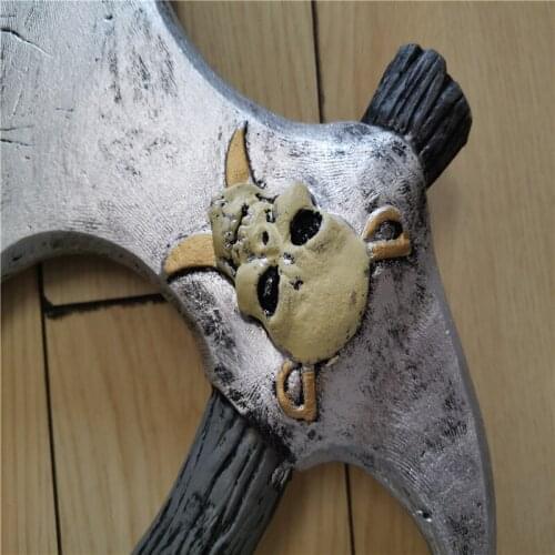 1:1 Cosplay Pirate Skull Axe Prop Halloween Movie Game Anime Cosplay Axe Weapons Role Playing PU Prop Toy Holiday Gift 65cm