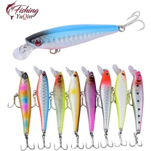1PCS 6.7cm 4.2g Fishing Lure Quality Minnow Lure 3D Eyes Plastic Hard Bait Pesca Artificial Jig Wobblers Crankbait Fishing Bait